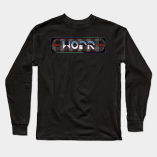 WarGames / TRON Mashup - WOPR Video Game Long Sleeve T-Shirt